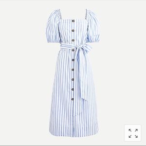 NWT J. Crew Stripped Cottage Dress